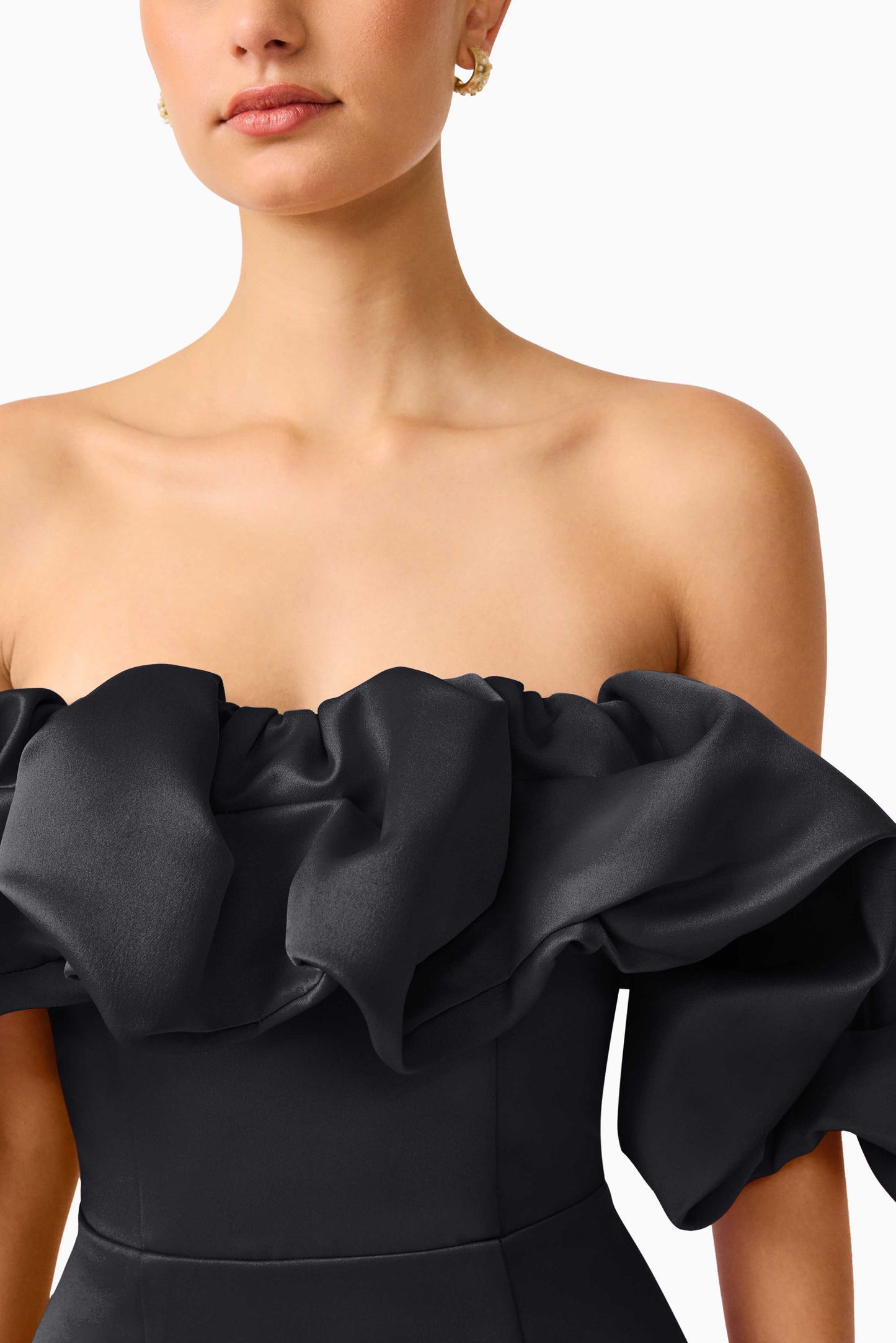 Lucetta Off Shoulder Column Gown