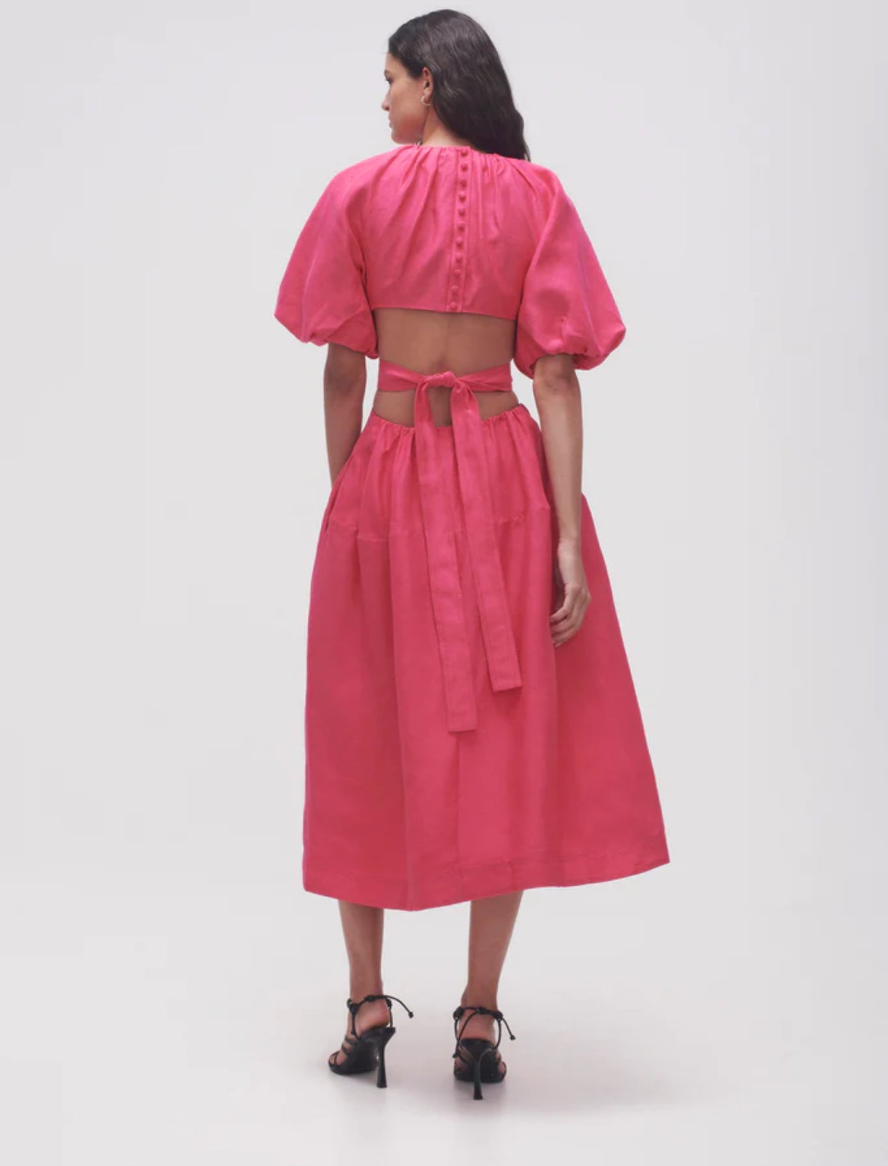 Aje Mimosa Cutout Midi Dress