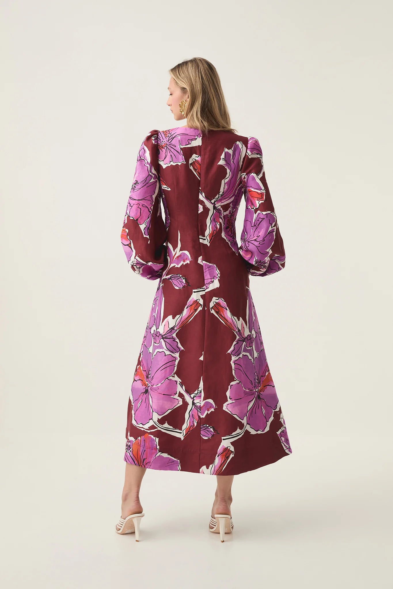 Aje Inflorescence Midi Dress