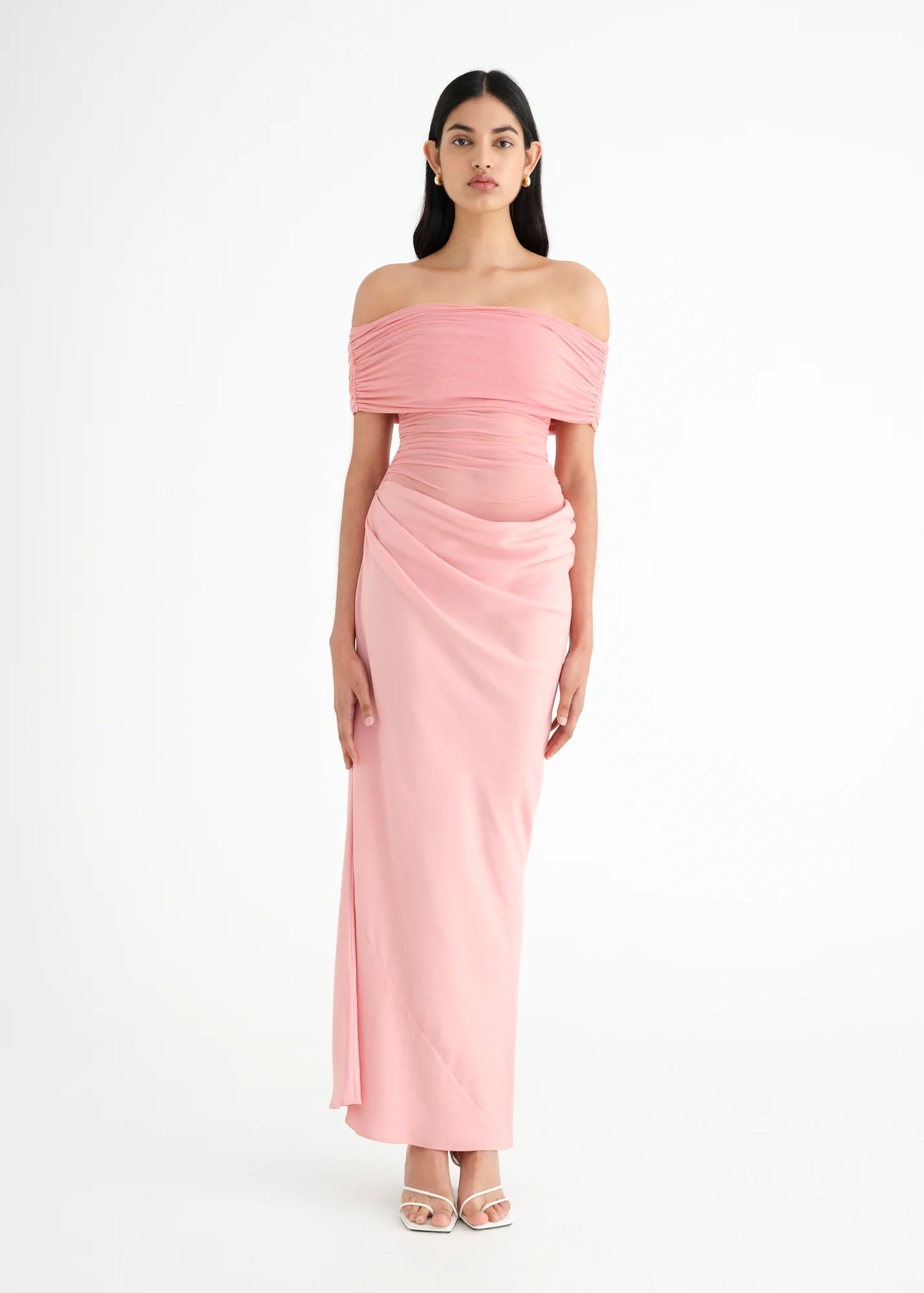 benni nico off shoulder maxi dress Dress Hire: BENNI - Nico Off Shoulder Maxi Dress Yellow | Designer Dress Hire Perth | Little Borrowed Dress