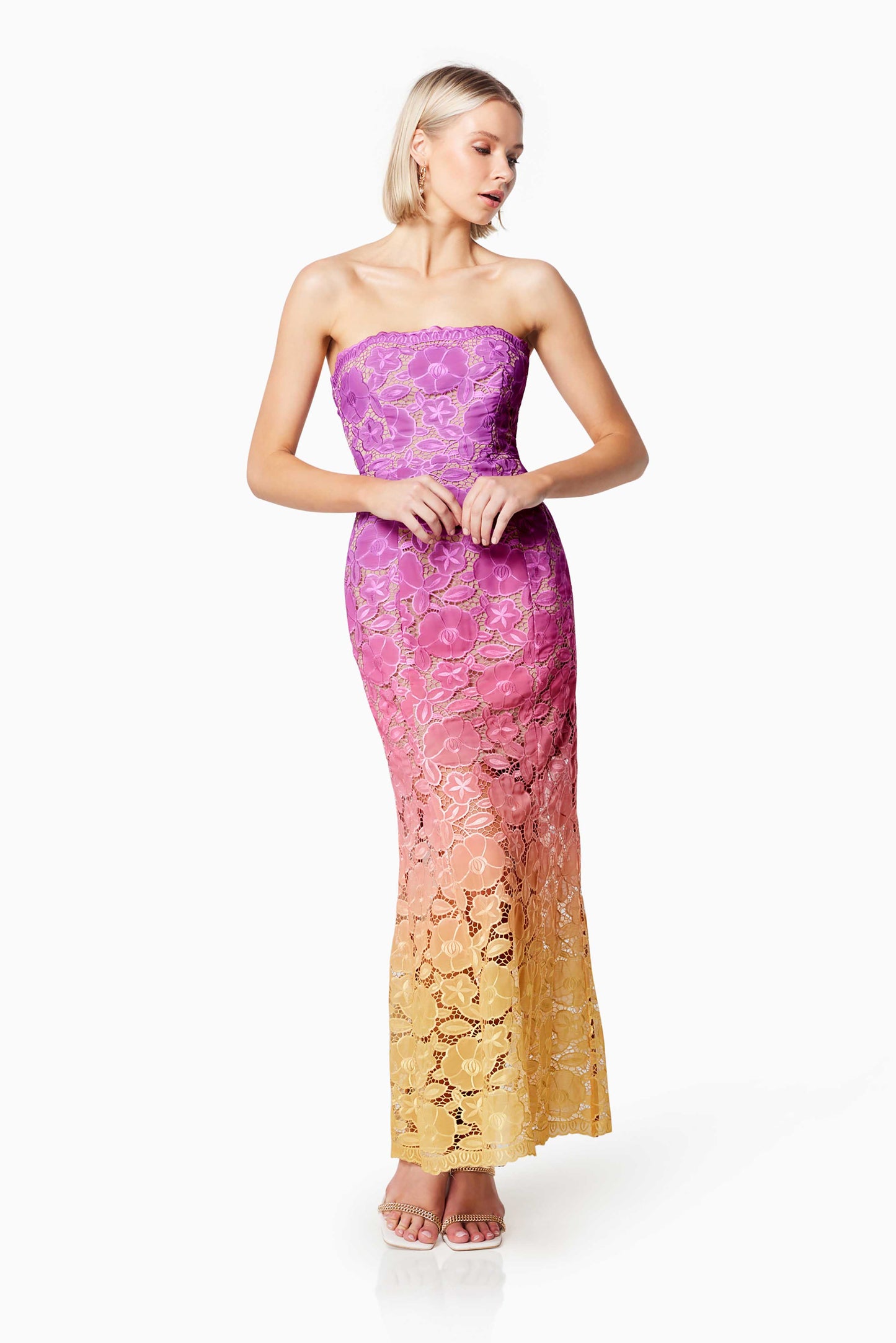 Mesmerizing Ombre Dress - Sale