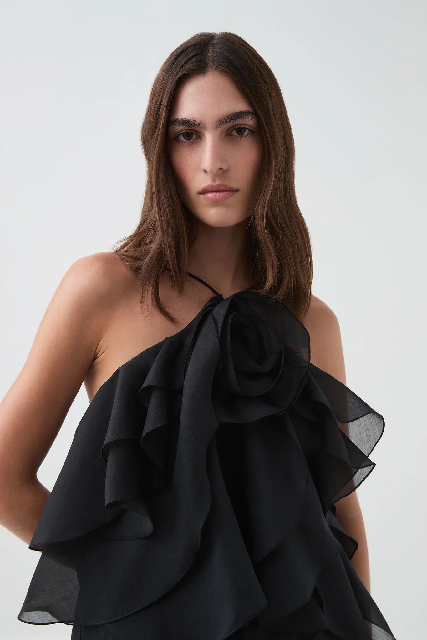 Aje Pandorea Layered Mini Dress - Black
