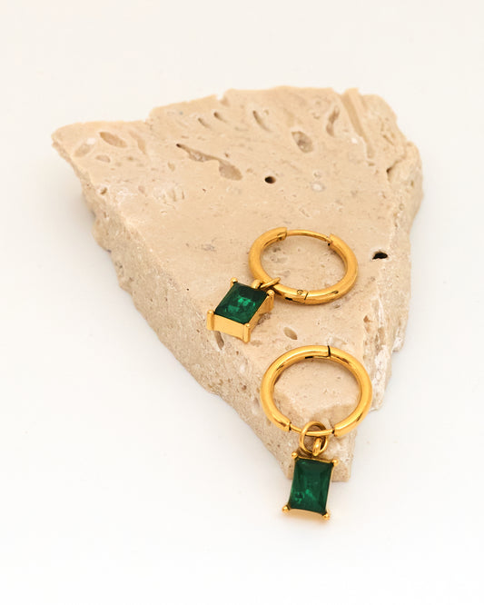 Mia Emerald Earrings