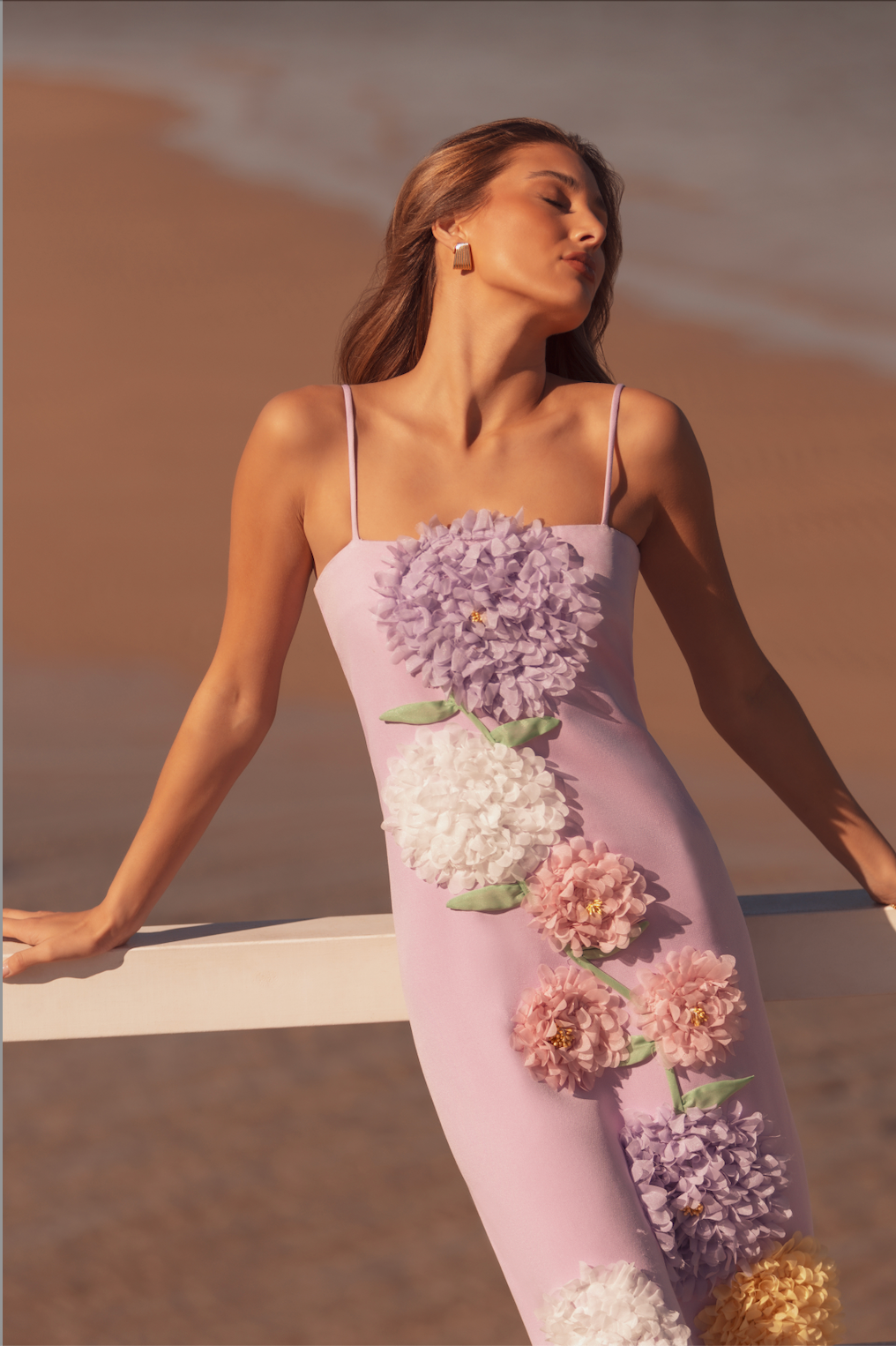 Buttercup Maxi Dress - Lilac