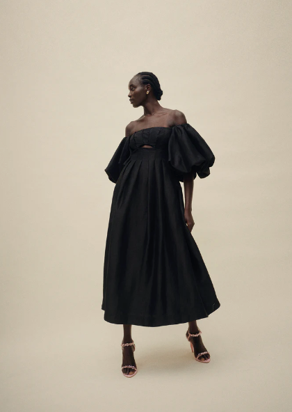 Black off the clearance shoulder dress australia