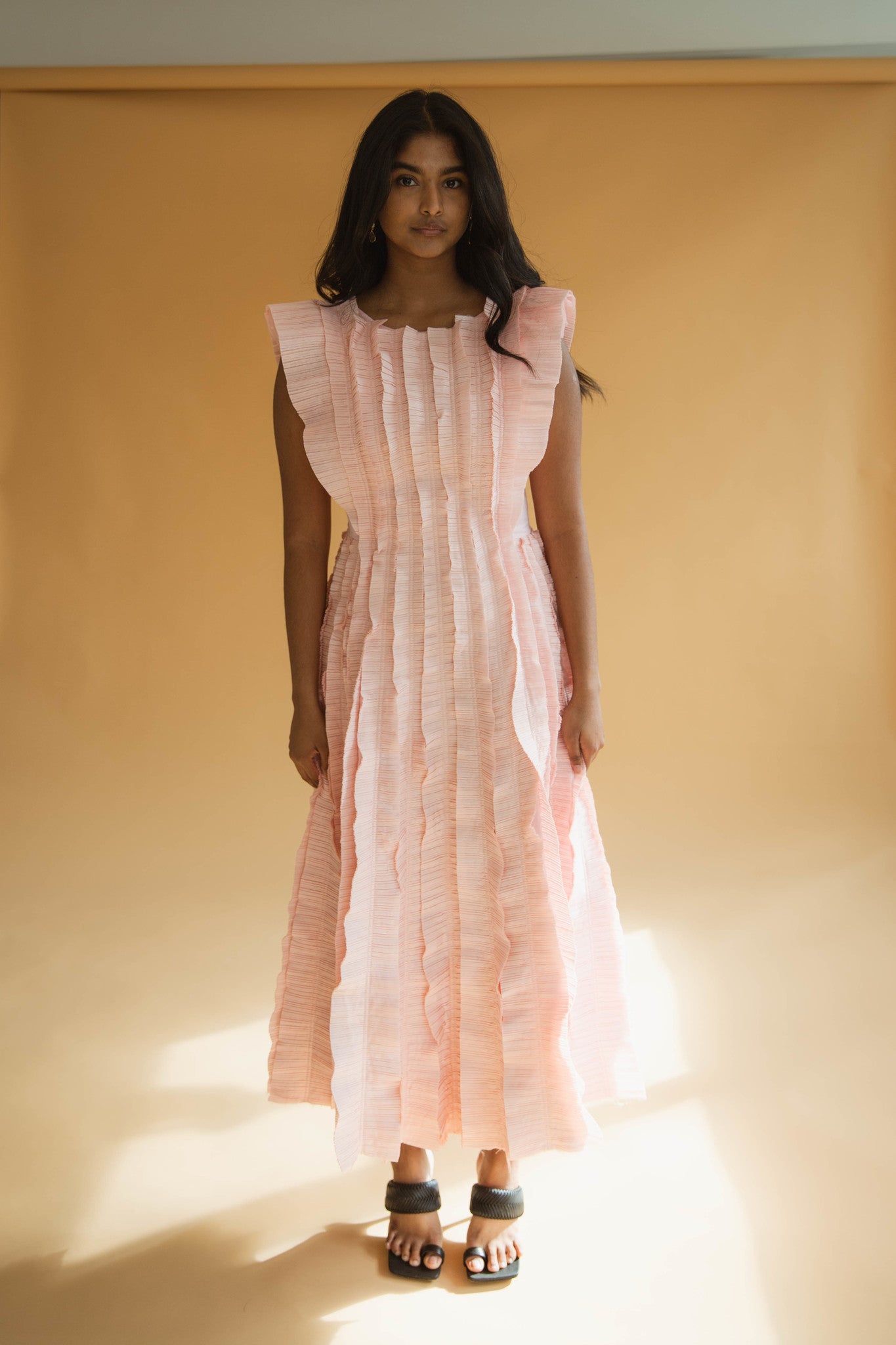 Aje Hybrid Midi Dress - Rose Pink