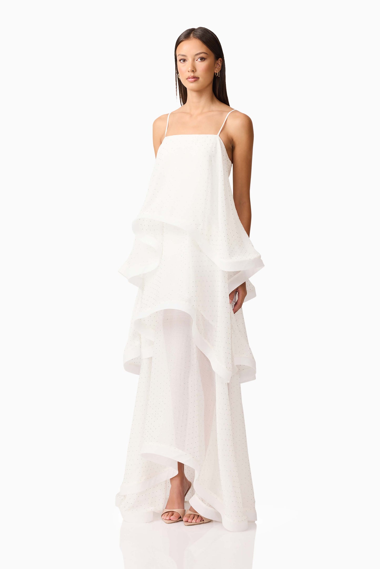 Moss Tiered Gown