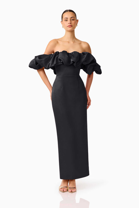 Lucetta Off Shoulder Column Gown