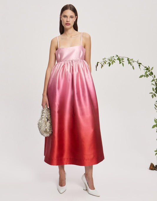 Alemais Inez Ombre Midi Dress