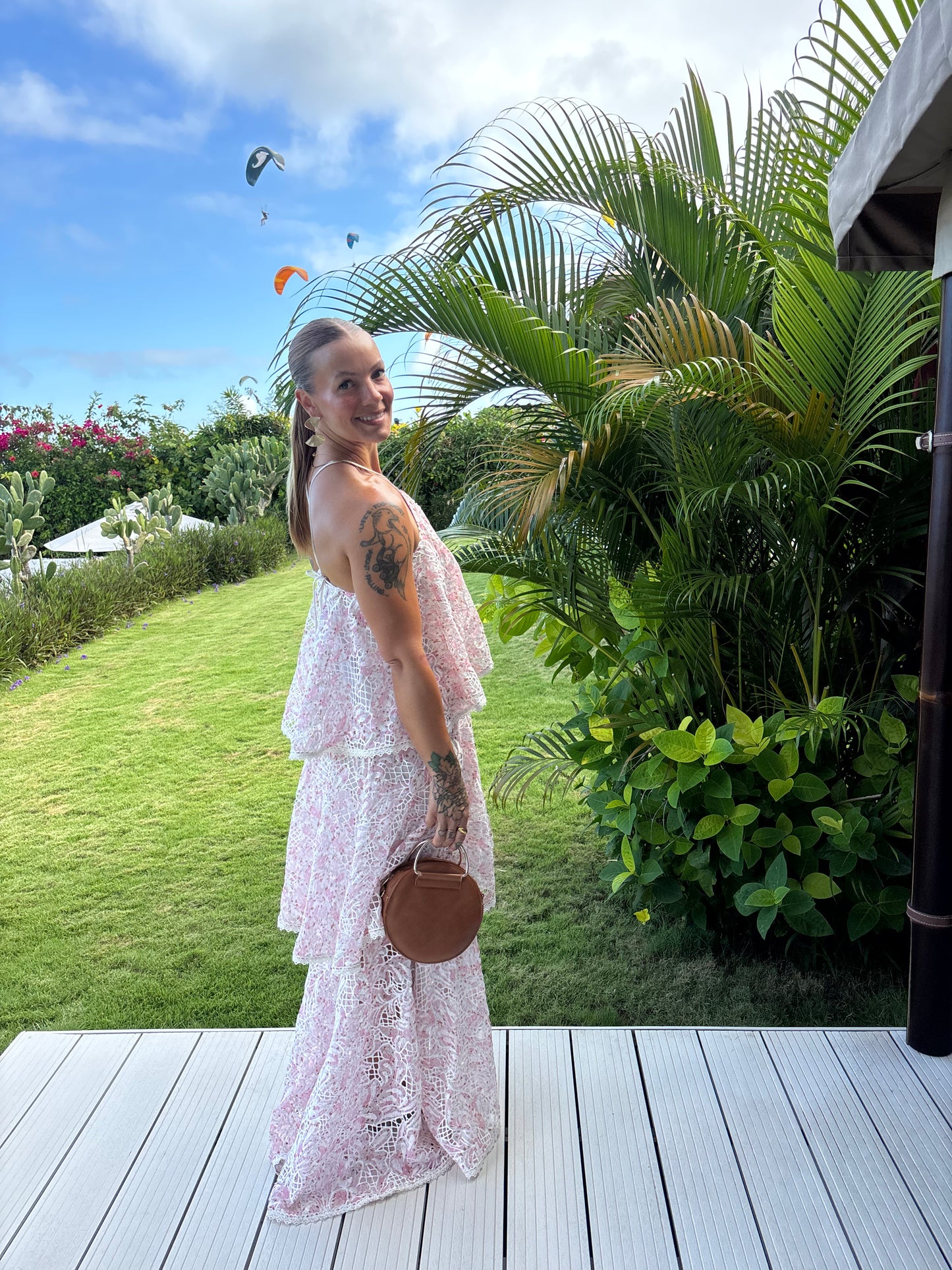 Valencia Tiered Gown