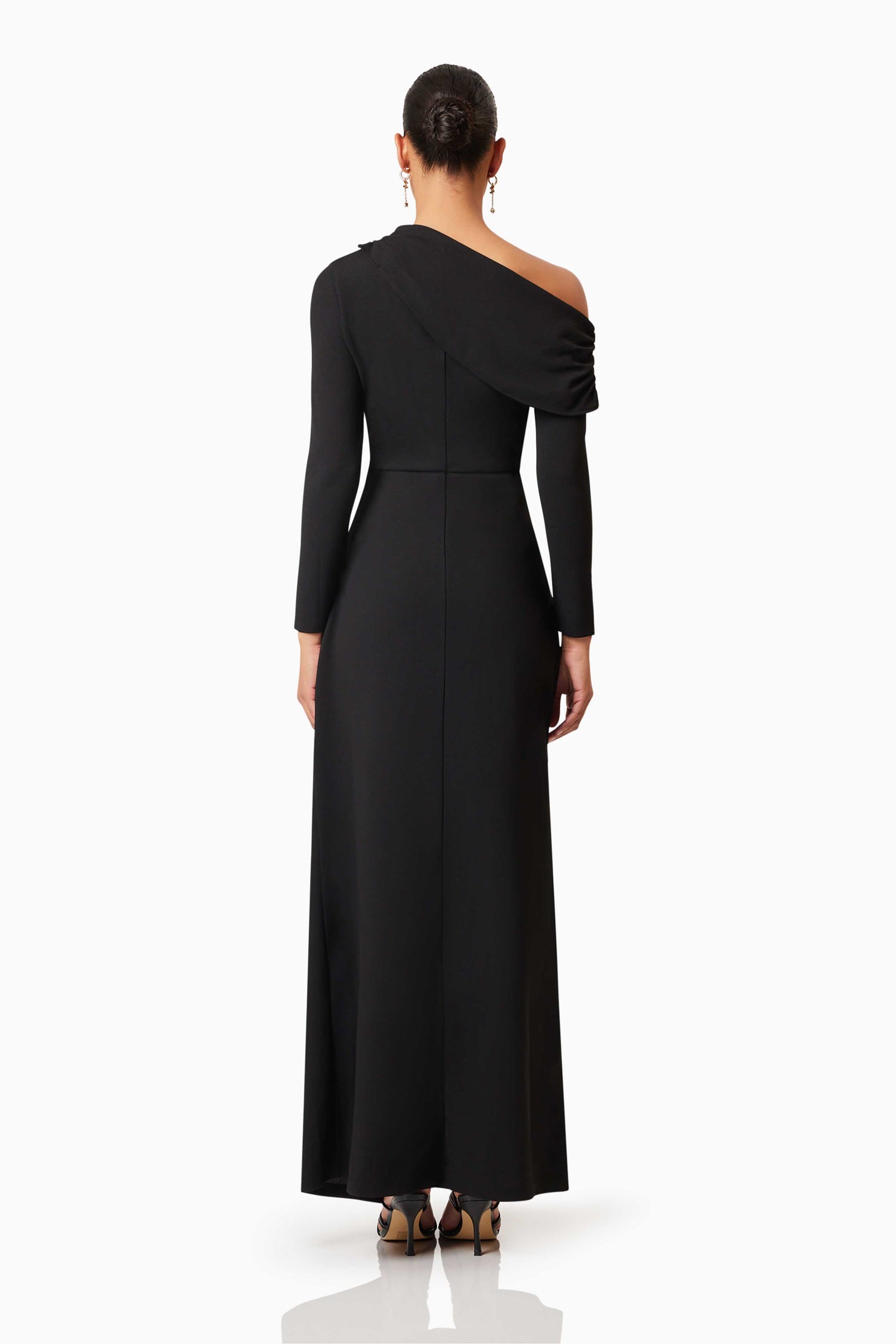 one shoulder formal dresses australia One Shoulder With Split Dress - CHARLISE