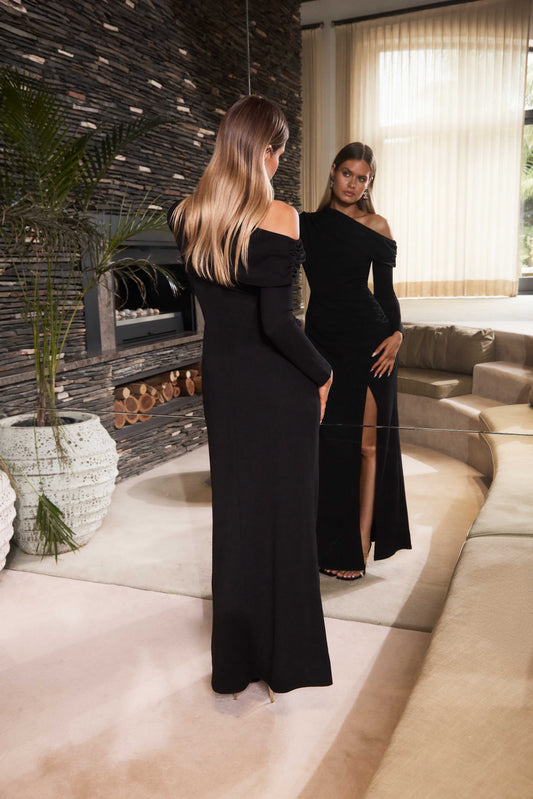 Jamie One Shoulder Gown - Sale