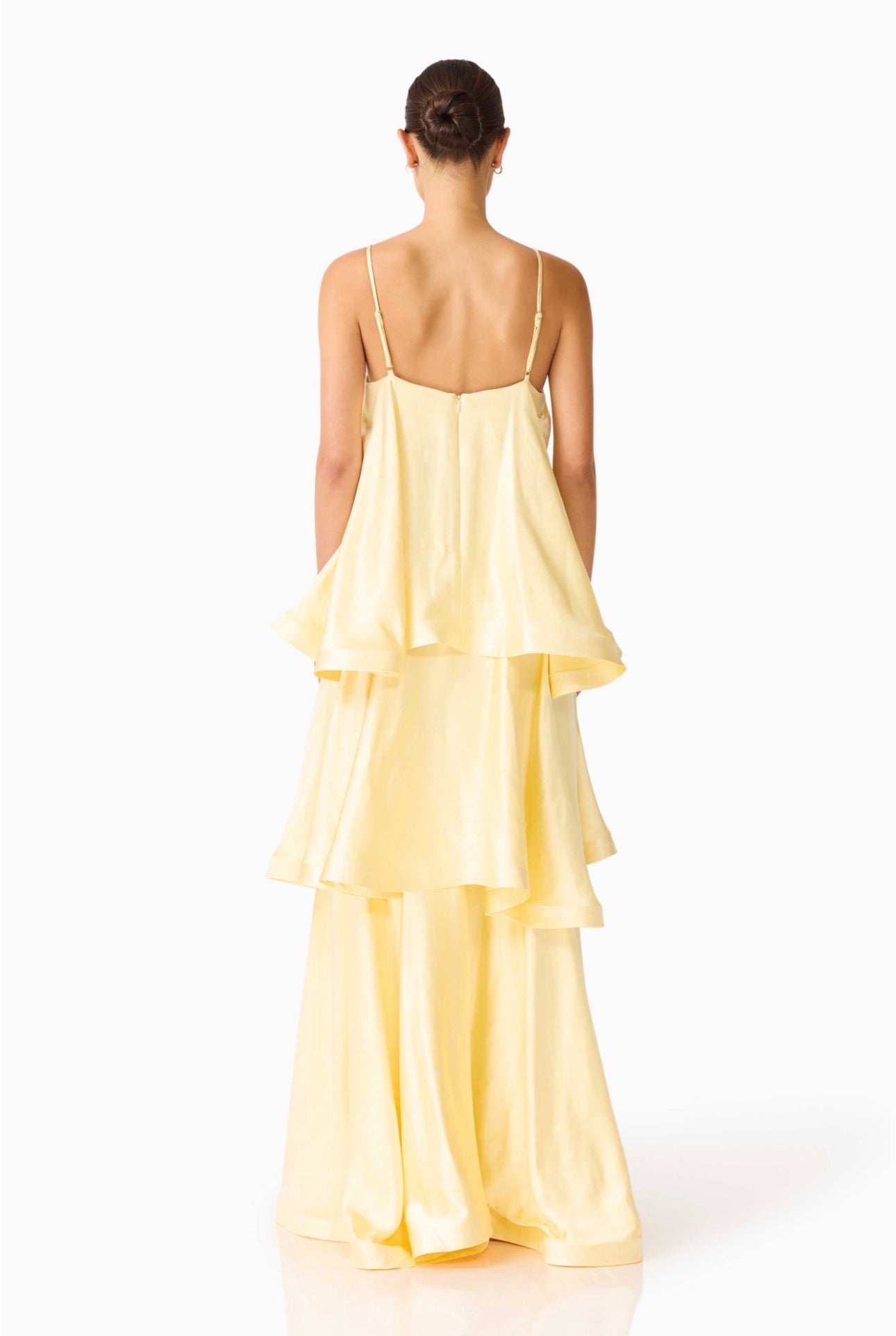 Tilly Tiered Maxi Dress - Yellow