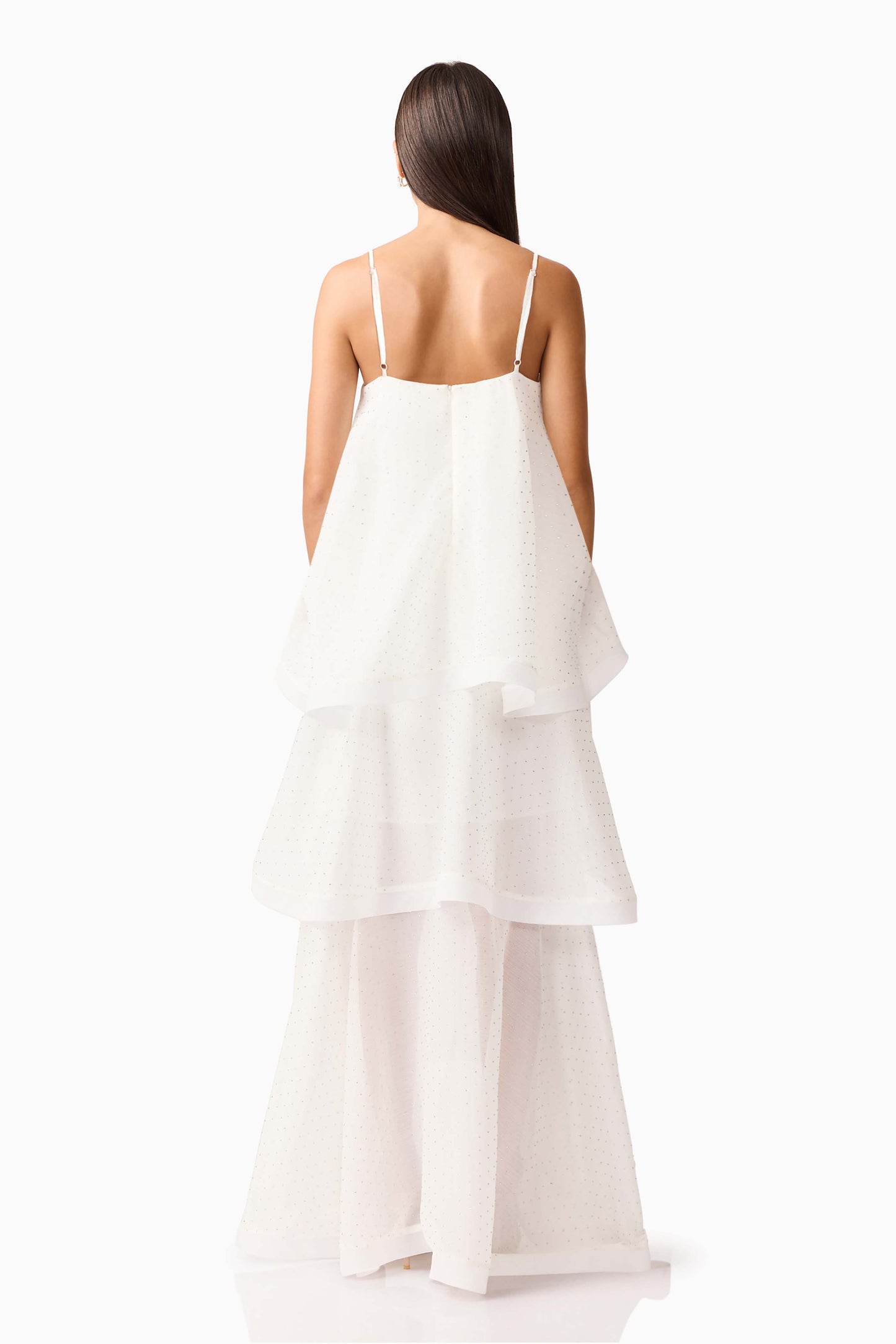 Moss Tiered Gown