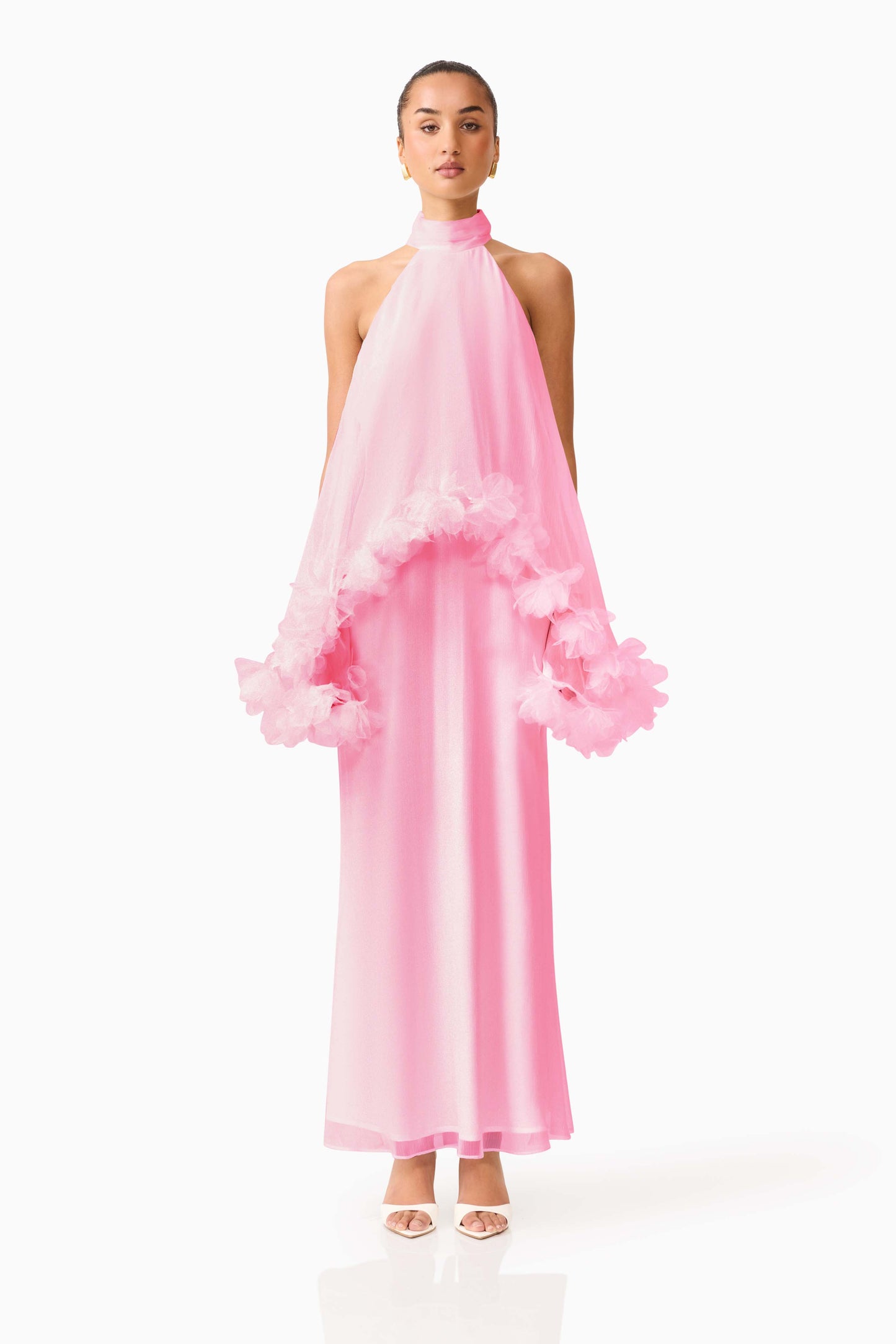 Poppy Cape Gown