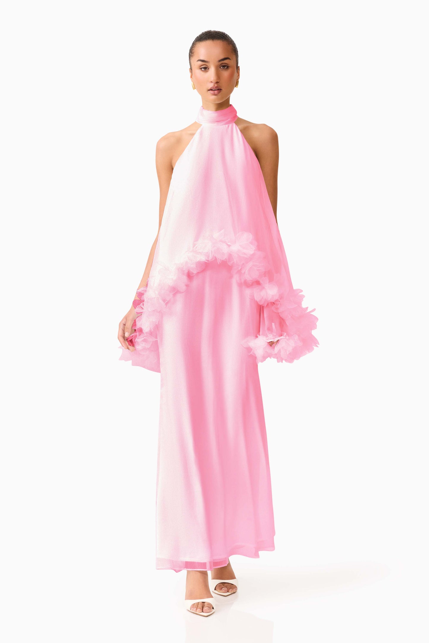 Poppy Cape Gown