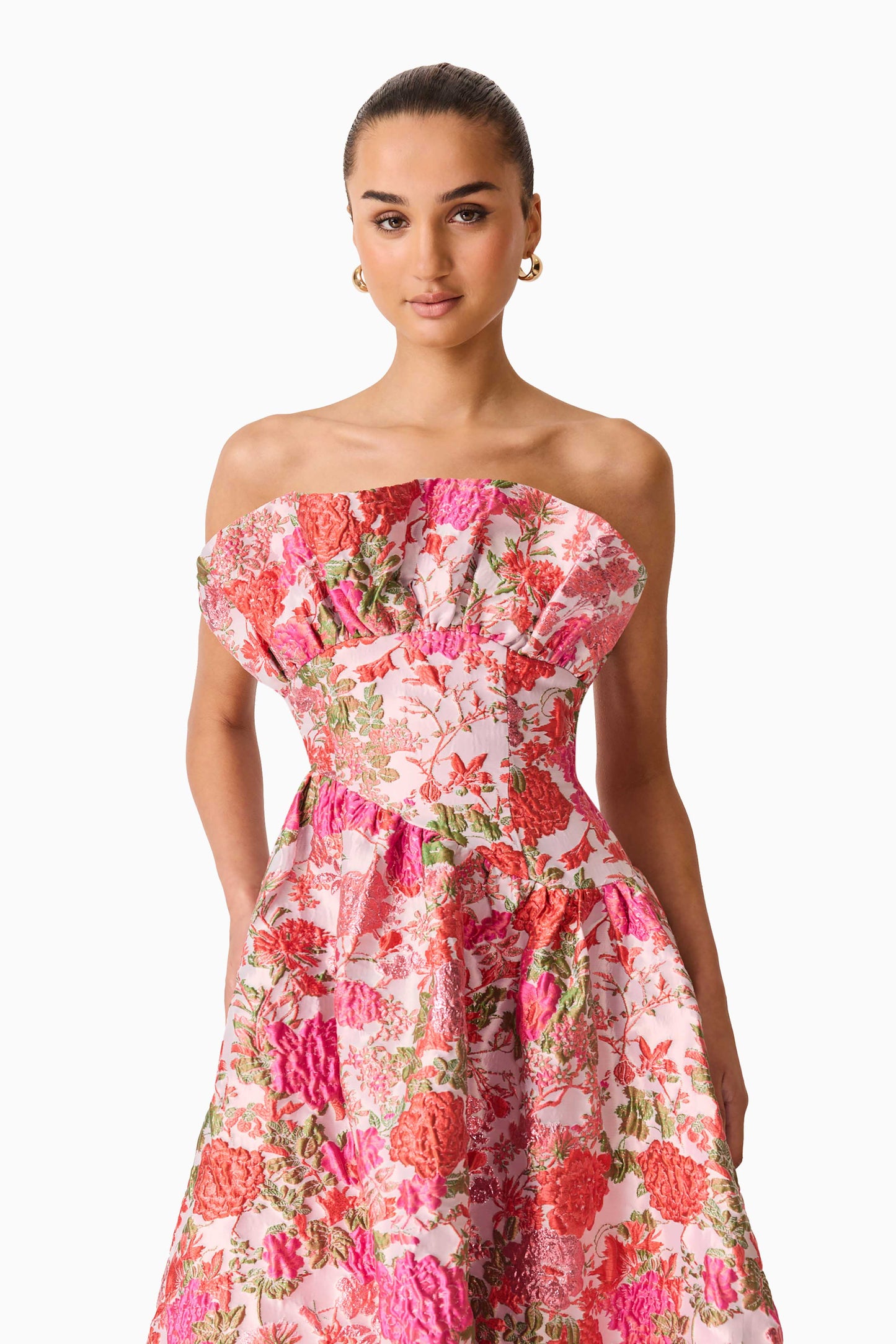 Floralie Strapless Gown