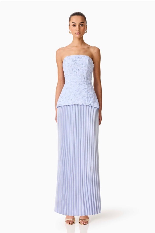 Lacy Strapless Gown