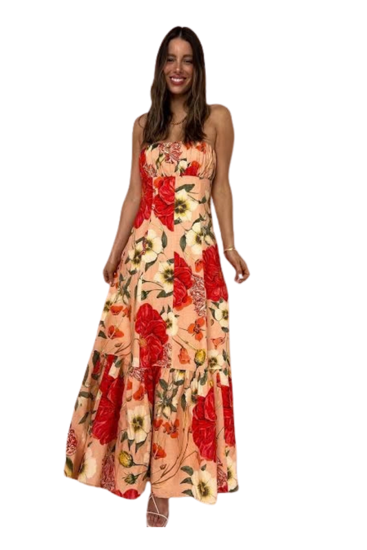 Viva Strapless Maxi Dress