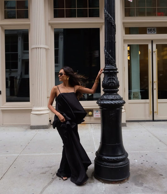 Tilly Tiered Maxi Dress - Black