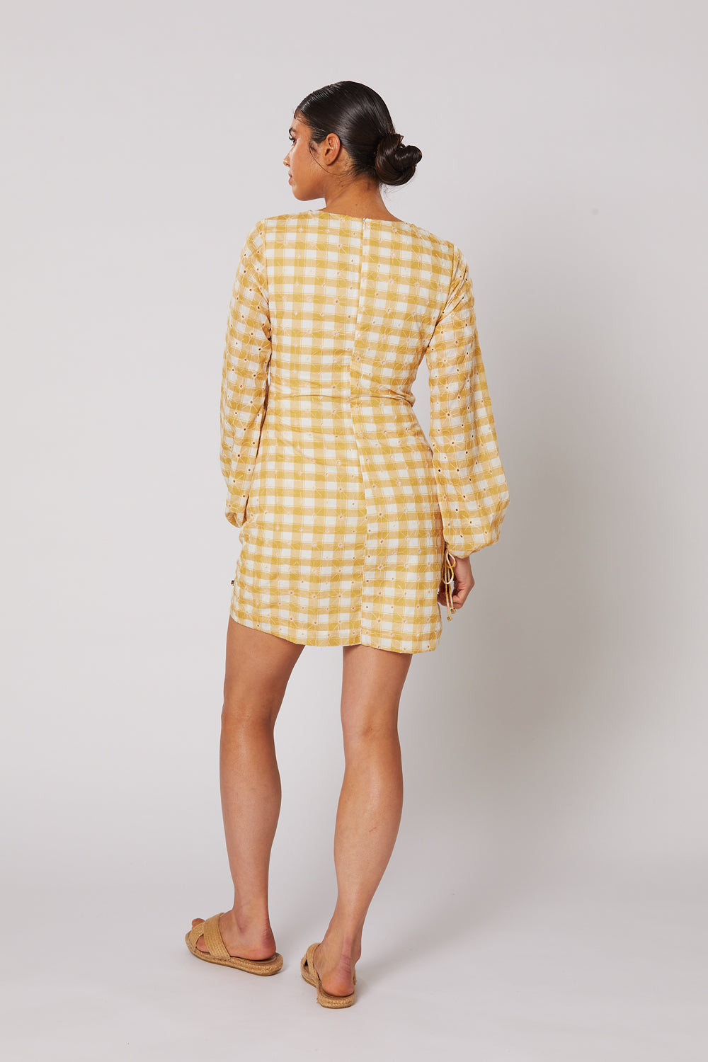 Winona Amberette Gingham Mini Dress - Sale